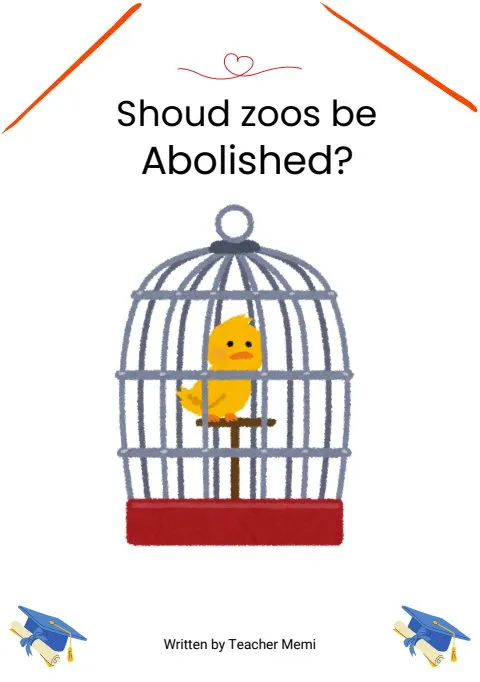 Cover of the Zoos booklet