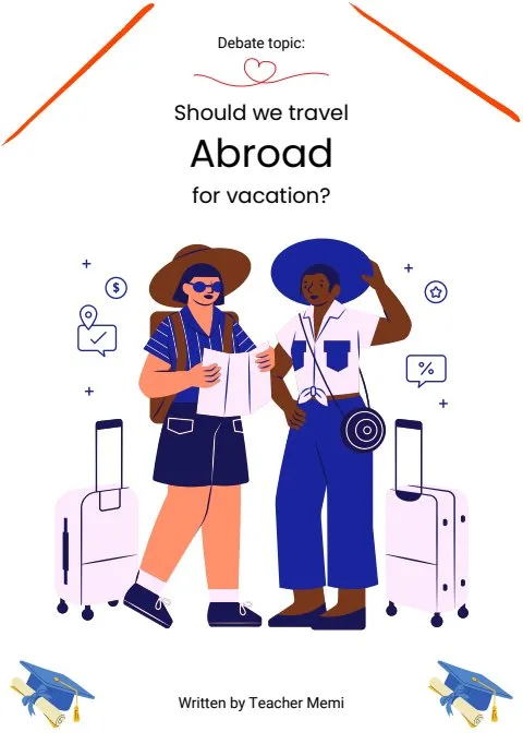 Cover of the Abroad booklet