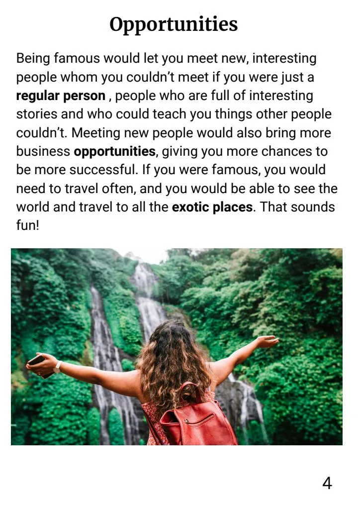 Page 4: Opportunities