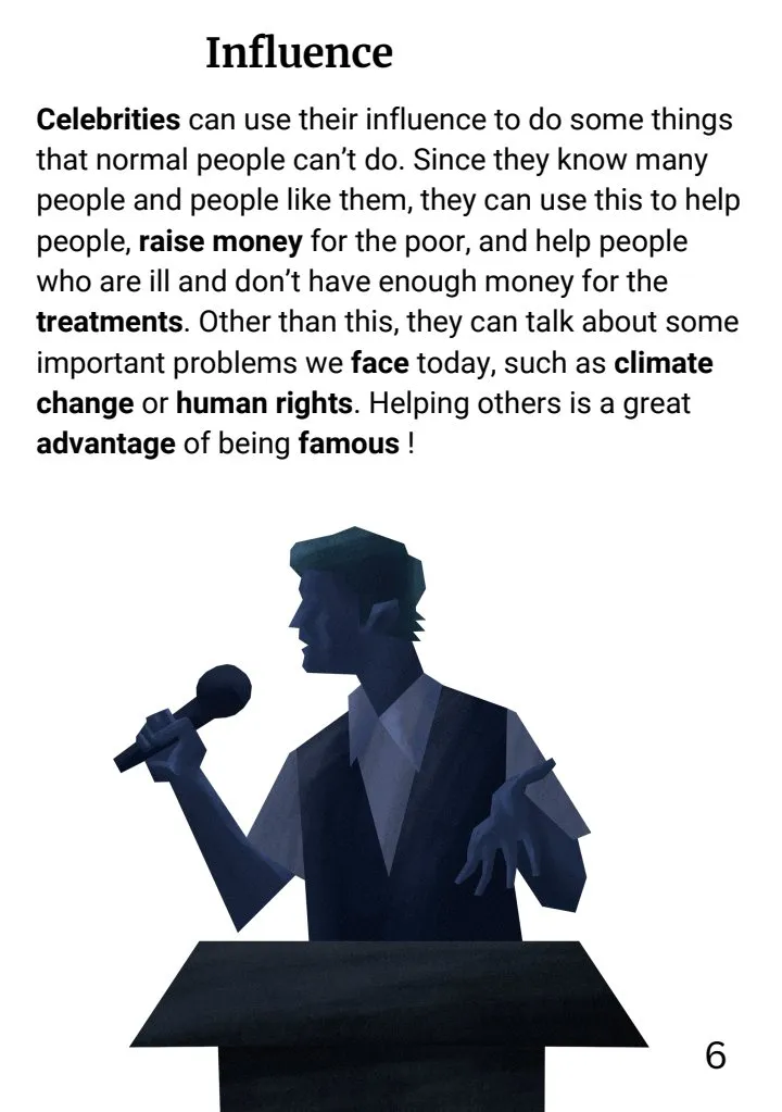 Page 6 of the Fame booklet